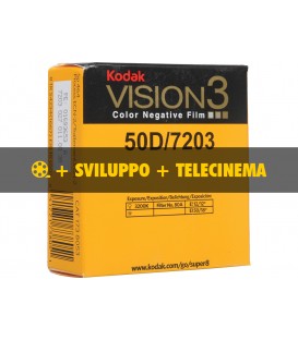 Kodak Vision 50D + sviluppo + telecinema in HD